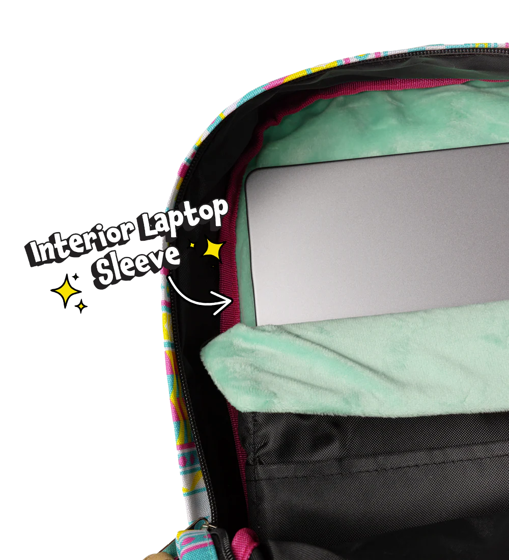 Teal Patchwork Backpack - Image 4