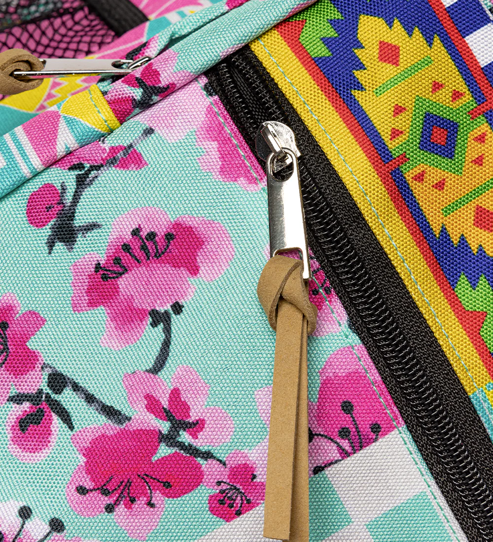 Teal Patchwork Backpack - Image 5