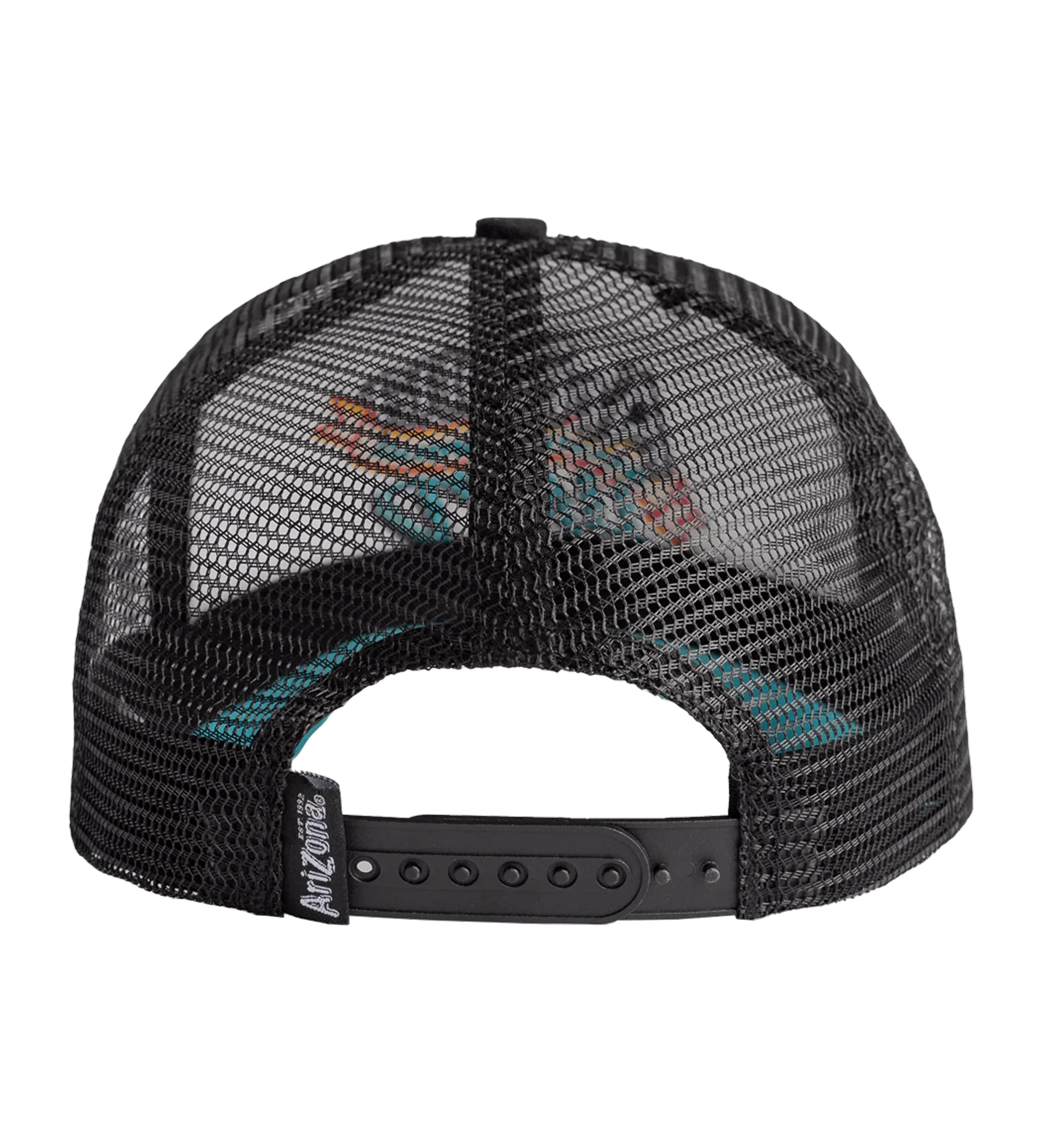 White & Black AriZona Hard Trucker Hat - Image 3