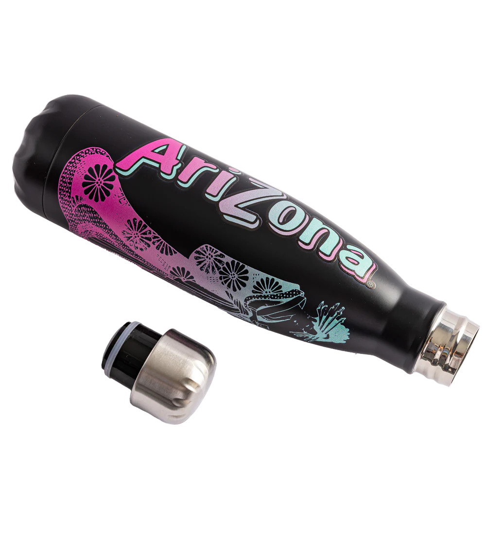 Black Japanese-Inspired Insulated Bottle - Image 4