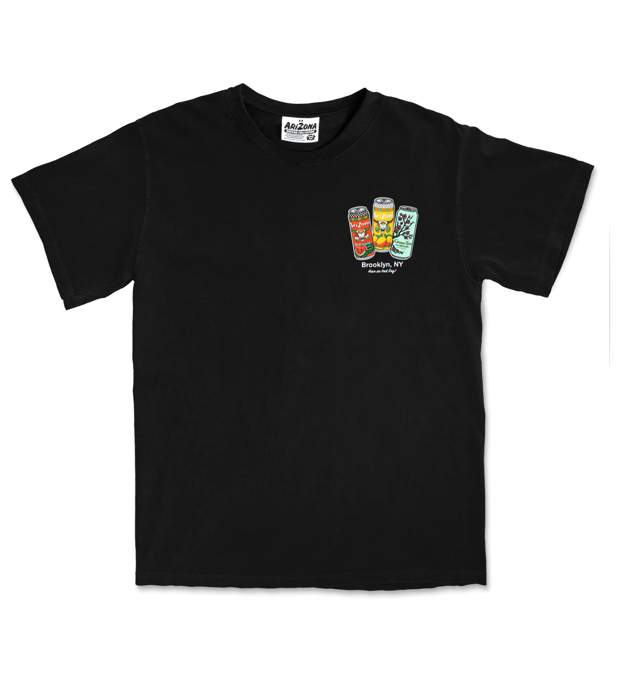Black Big Cans in Bin Cotton T-Shirt - Image 3