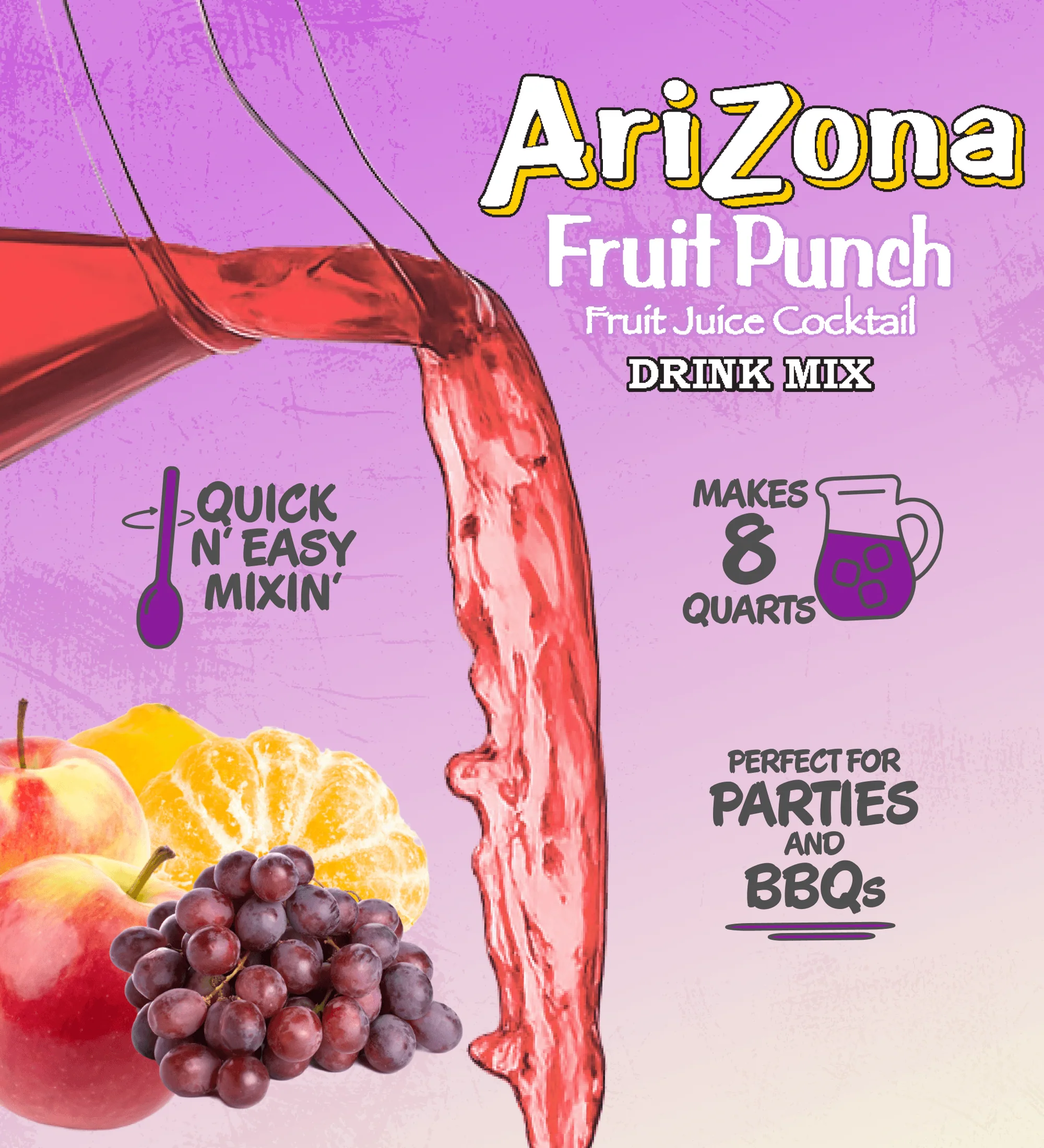 Fruit Punch Powdered Drink Mix | 22.2 oz. - Image 3