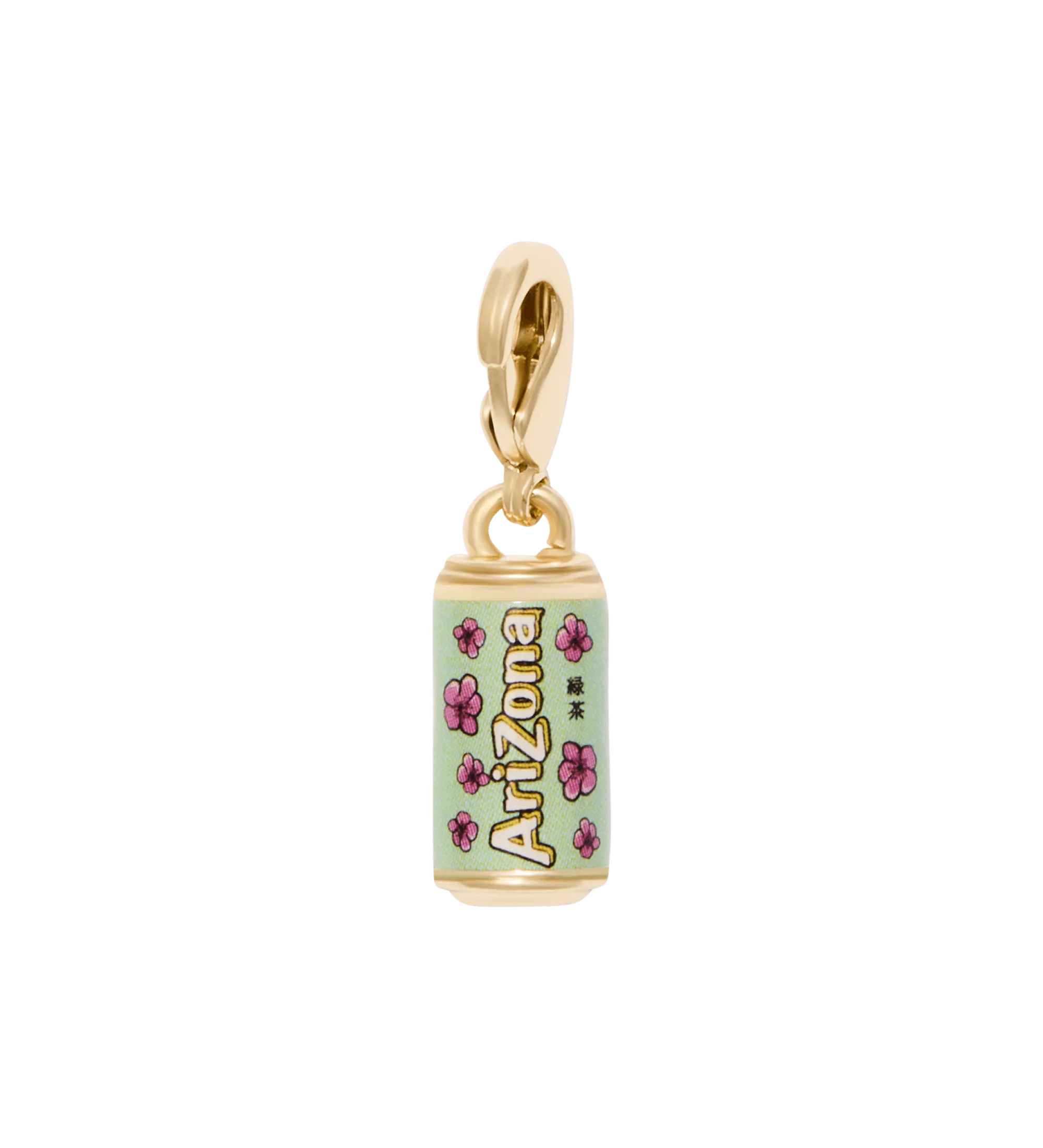 Goldtone & Resin Cherry Blossom Green Tea Charm Set - Image 3