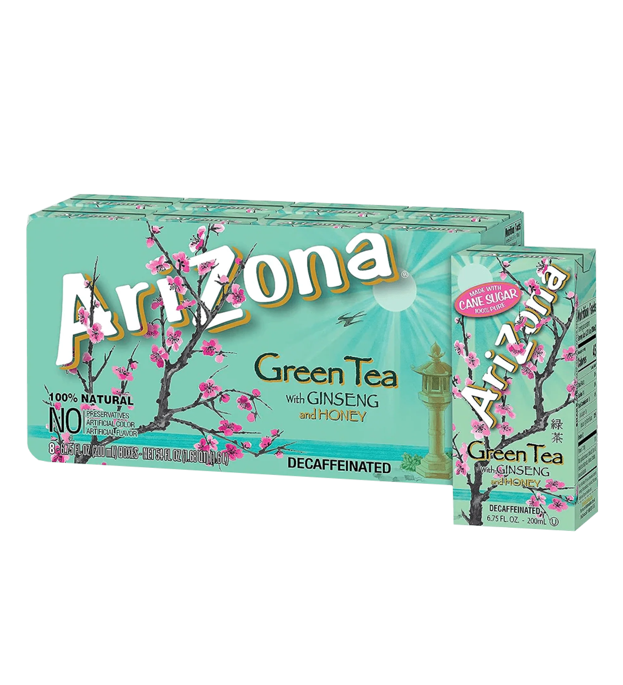 Green Tea Juice Box | 6.75 oz. / 8-pack - Image 3