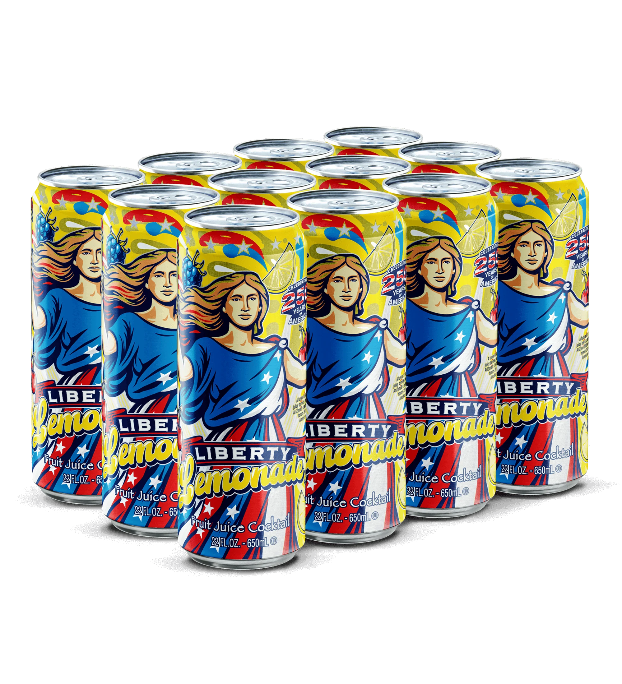 Liberty Lemonade Juice Cocktail | 22 oz. Big Can / 12-pack - Image 3