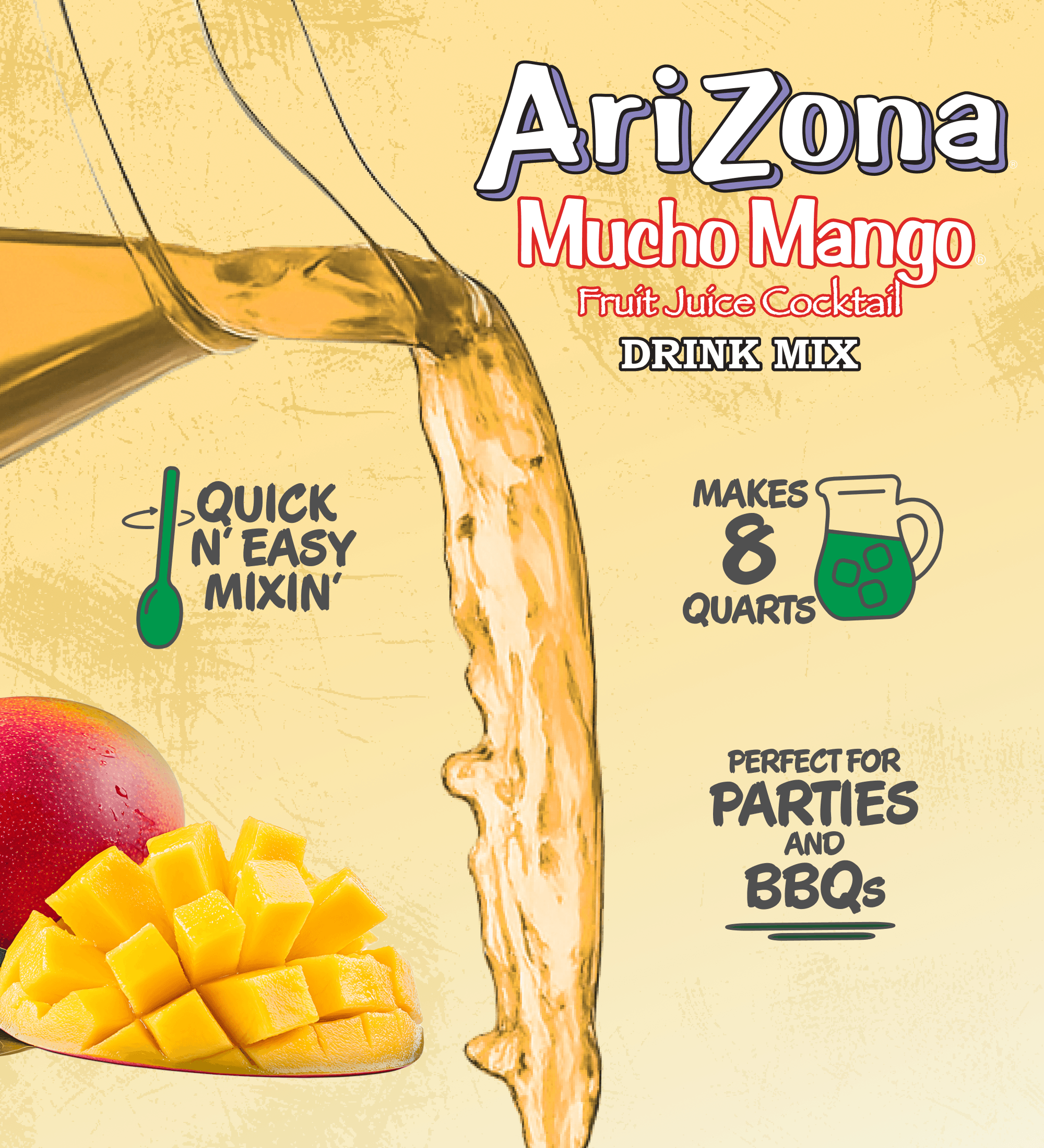 Mucho Mango Powdered Drink Mix | 22.2 oz. - Image 3