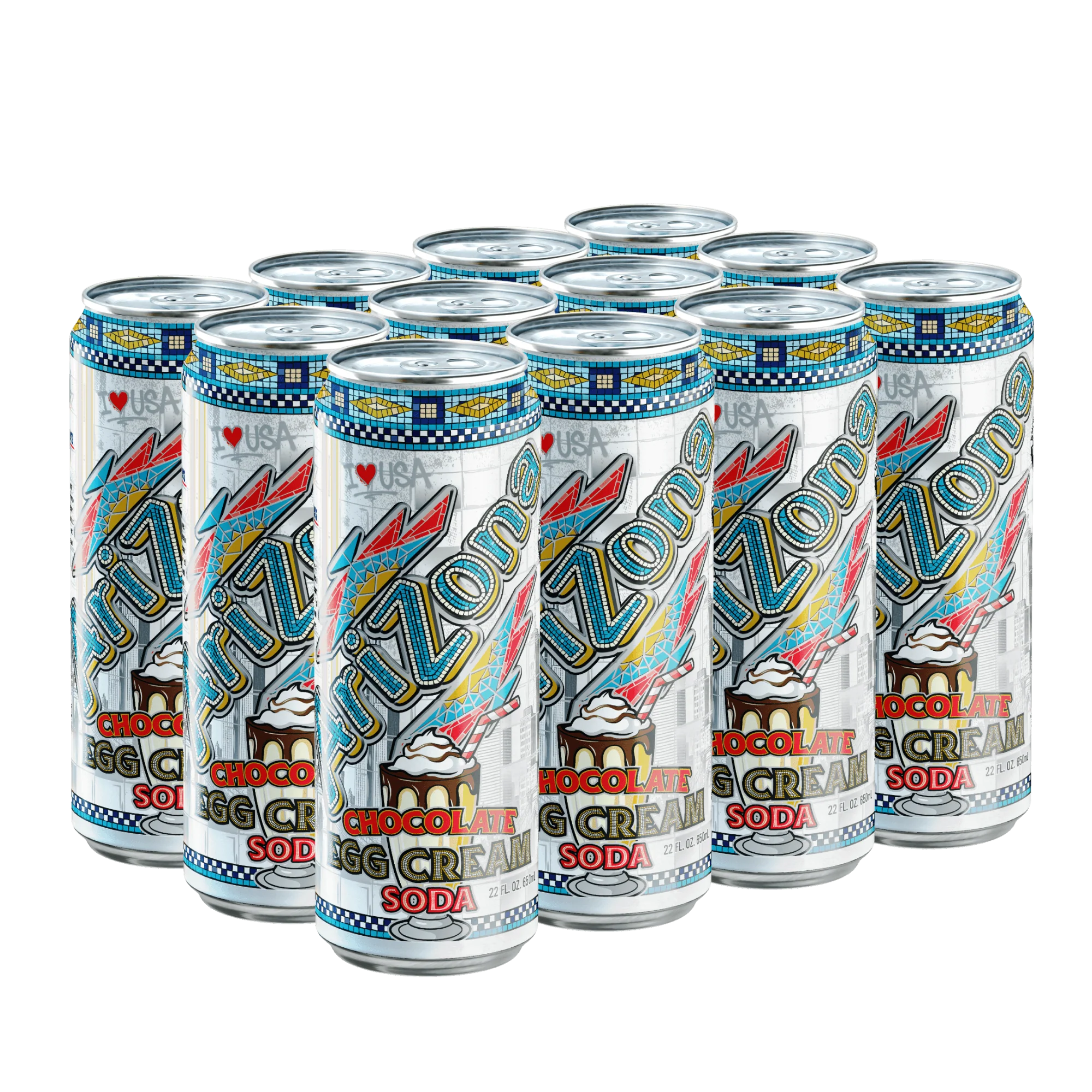 Chocolate Egg Cream Soda | 22 oz. Big Can / 12-pack - Image 4